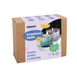 Manumi kreatívna sada na výrobu vonných sviečok s minerálmi