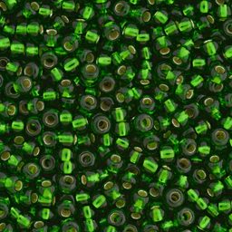 Mărgele PRECIOSA rocaille 10/0 cu miez argintiu (57120) nr.88