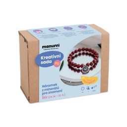 Manumi kreativní sada na výrobu náramku z minerálů se znamením zvěrokruhu Štír