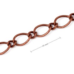 Unfinished jewellery chain antique copper No.53