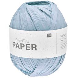 Rico design háčkovacia papierová priadza Creative paper odtieň 006 svetlo modrá