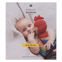 Kniha návodov na háčkovanie Ricorumi Muchláčikovia anglická verzia