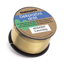Brass wire 0,4 mm/50 g