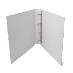 Scrapbook ring bound album 24 sheets A5 in natural colour with white paper  300g/m²