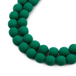 Mărgele presate Estrela NEON 8mm verde închis