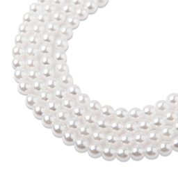 Voskové perle 4mm bílé