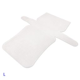 Plastic canvas as a base for a handbag 505 x 530 x 1.5 mm white