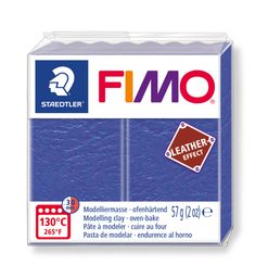 FIMO Leather Effect (8010-309) indigo modrá