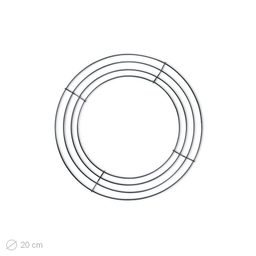 Drátěný základ na věnec 20 cm