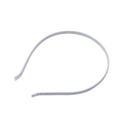 Kovová čelenka s bielou stuhou