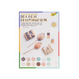 Sada papírů s kovovými efekty Hot Foil 12 listů A4 165g/m²