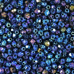 Mărgele șlefuite 3mm Iris Blue