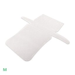 Plastic canvas as a base for a handbag 415 x 455 x 1.5 mm white