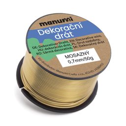 Mosadzný drôt 0,7 mm/50 g