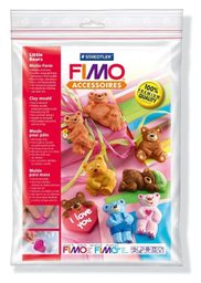 FIMO clay mould Little bears