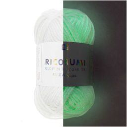 Rico design crochet yarn Ricorumi dk white glow in the dark