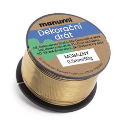 Brass wire 0,5 mm/50 g