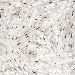 PRECIOSA glass tubes twisted 30mm silver