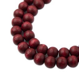 Manumi czech wooden beads 8 mm mahogany