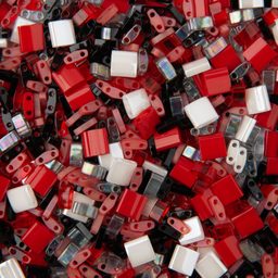 Miyuki Tila Freeform směs korálků Royal flush