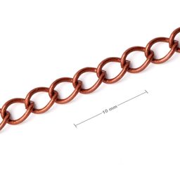 Unfinished jewellery chain antique copper No.49