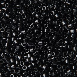 Rokajlové korálky - Miyuki Delica 11/0 (DB-010) Opaque black