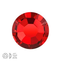 Preciosa MC iron-on chaton rose MAXIMA SS16 Siam