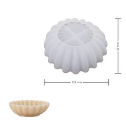 Manumi silikonová forma na odlévání kreativní hmoty 133 x 42 mm ve tvaru misky s reliéfy