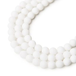 Manumi české sklenené stláčané guľôčky Chalk Matt 6mm č.4