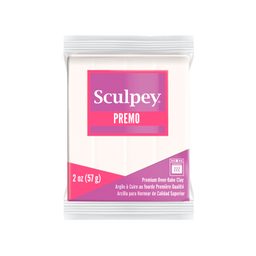 Sculpey PREMO White Translucent průhledná ledová bílá