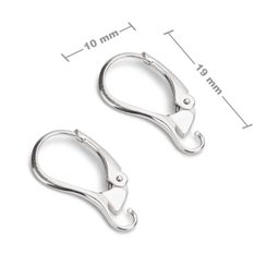 Tortițe mecanice pentru cercei din argint 19x10mm nr.35