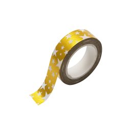 Washi tape with dots 10m gold