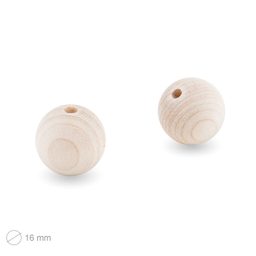 Wooden raw beads 16mm
