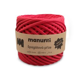 Manumi špagátová priadza červená
