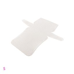 Plastic canvas as a base for a handbag 335 x 355 x 1 mm white