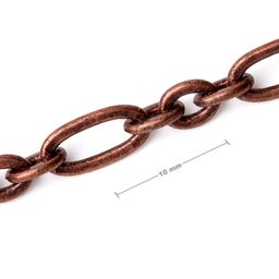 Unfinished jewellery chain antique copper No.60