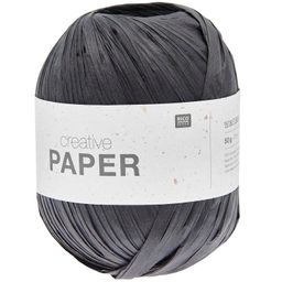 Rico design háčkovacia papierová priadza Creative paper odtieň 010 čierna