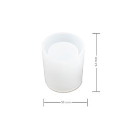 Matriță de silicon pentru turnarea rășinii de cristal suport rotund pentru pixuri 62x56x37mm
