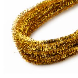 Chenille wires 50x0,8cm 10ks gold