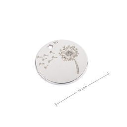 Silver Dandelion Pendant