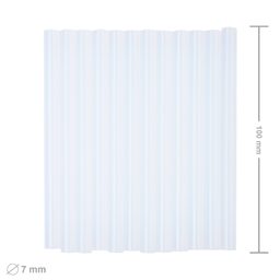 Tavné tyčinky do lepící pistole transparentní 7,2x100mm 12ks