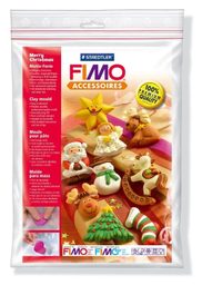 FIMO clay mould Merry christmas