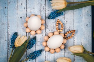 Stojánek na vajíčko - zajíček