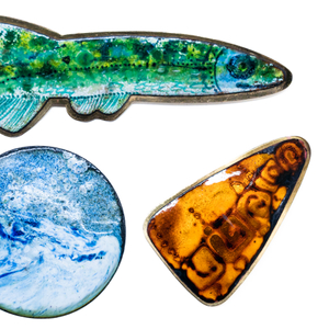 Everything for enameling jewelry