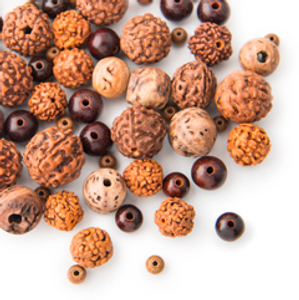 Rudraksha and beads from exotic woods
