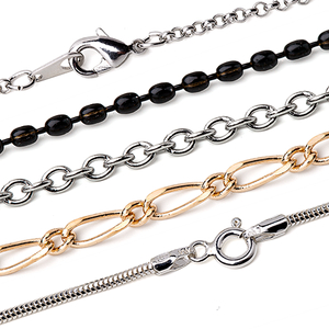 Unfinished chains and chains with clasp