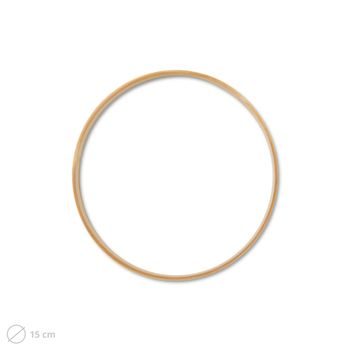 Wooden ring for macramé 15cm