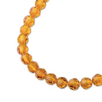 Preciosa MC Round bead 4mm Topaz č.237