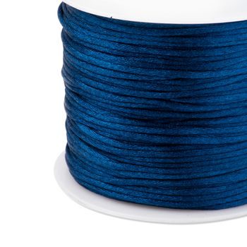 Nylon satin cord 1,5mm/2m Prussian Blue
