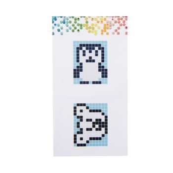 Pixel keychain husky or orca